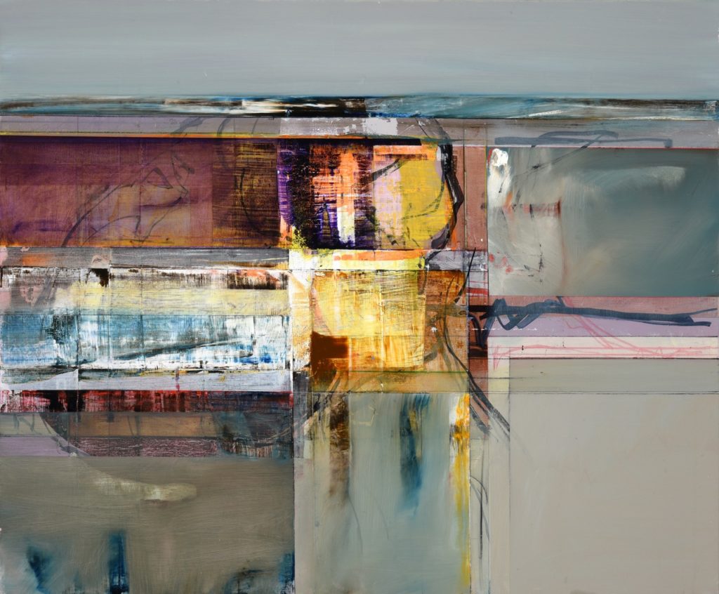 John Waller Landscape memory and spatial transformation oil on linen