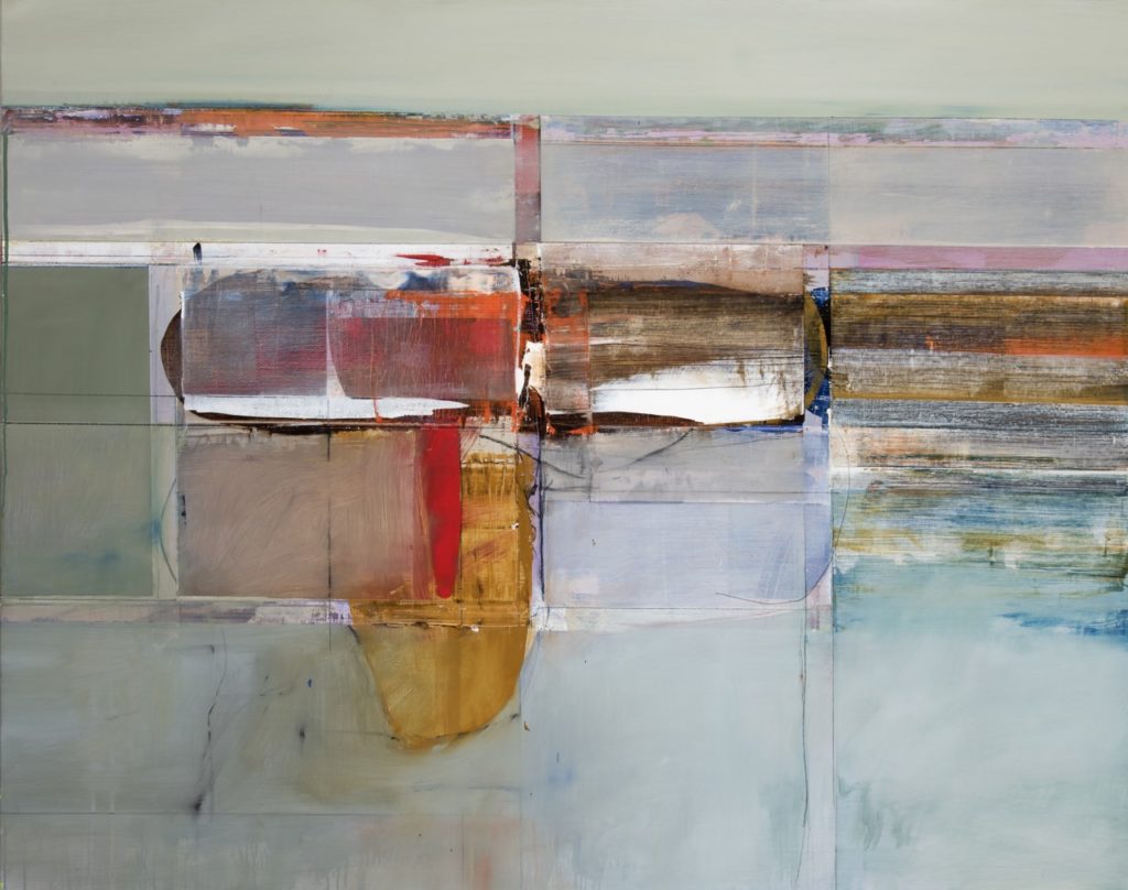 John Waller Memory and space Oil on linen 129 x 167cm