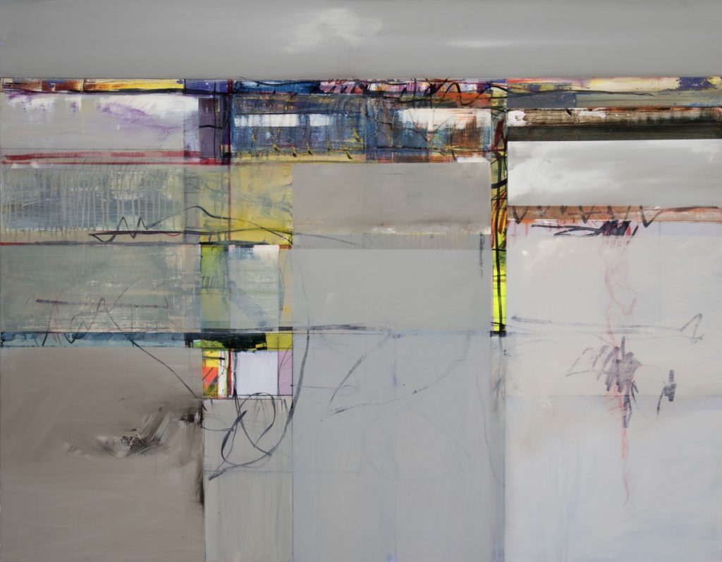 John Waller Memory and space 2 Oil on linen 110 x 120cm